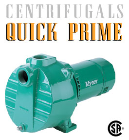 Myers Quick Prime Centrifugal Irrigation Pumps from Do-It-Yourself Irrigation