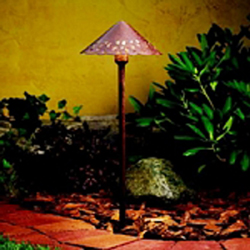 Kichler 15871 Design Pro LED 12V Lace Hammered Roof Path & Spread Light